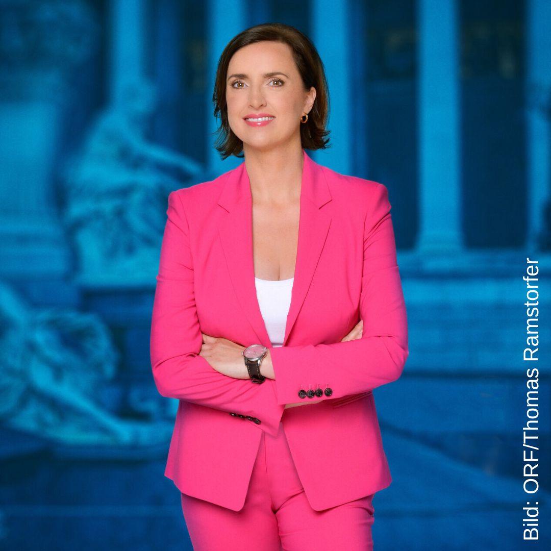 Die ORF-Journalistin und Moderatorin der Sommergespräche 2023 Susanne Schnabl